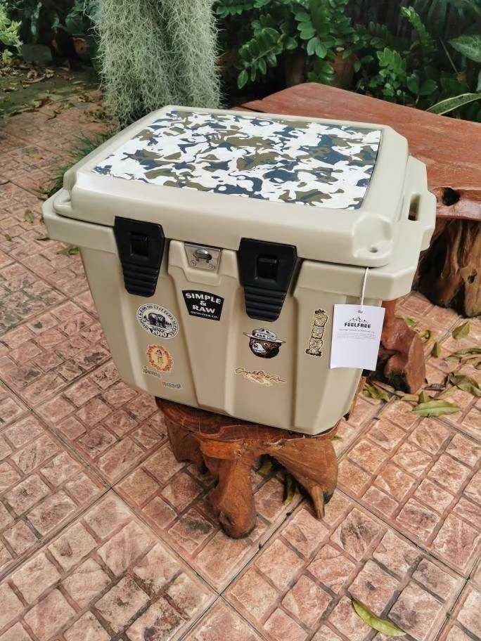 ถังน้ำแข็งเกรดพรีเมี่ยม FEELFREE ขนาด 45 ลิตร สี DESERT CAMO_3